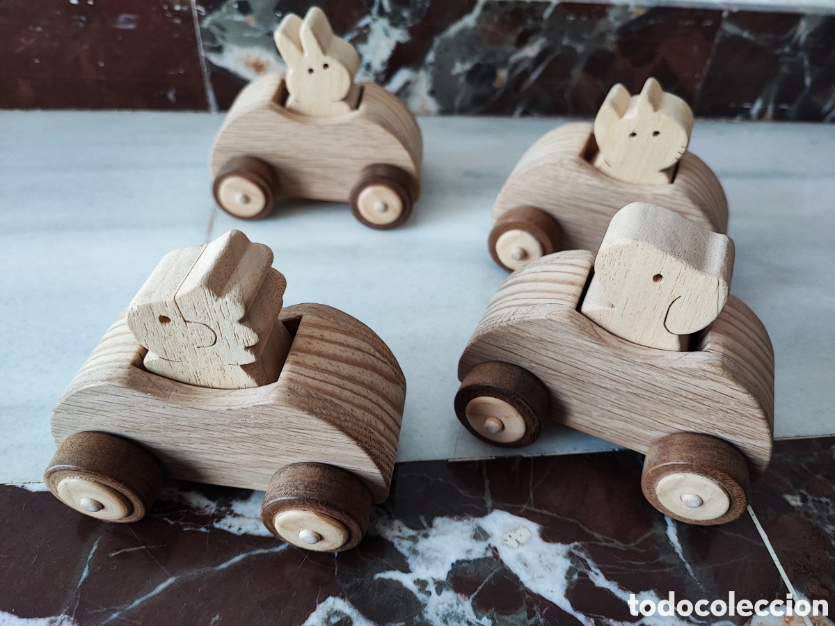 Juguetes antiguos y juegos de colecci&oacute;n: Coches de madera - Foto 1