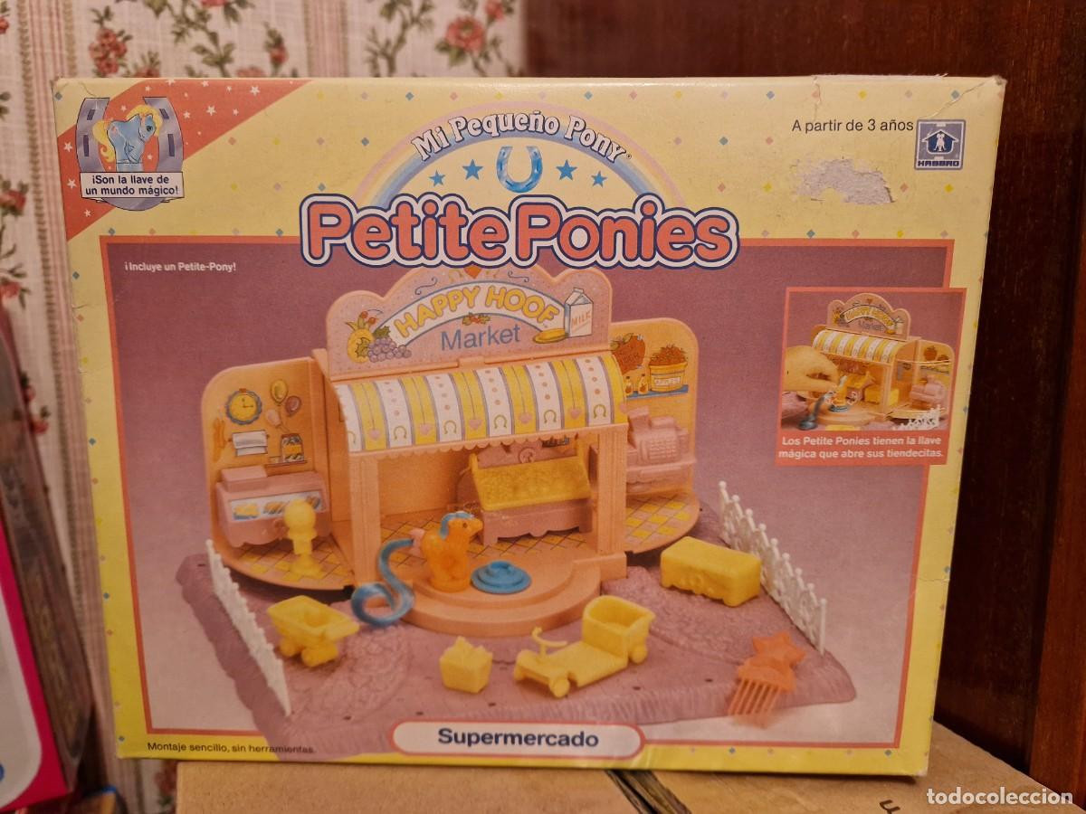 Juguetes antiguos y Juegos de colecci&oacute;n: Petite Ponies Supermercado. Mi Peque&ntilde;o Pony. Hasbro. 1990.