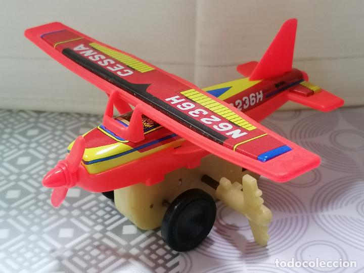 Altes Spielzeug und Spiele: AVION CESSNA N6236H, CON CUERDA, CHAPA Y PLASTICO, MADE IN JAPAN