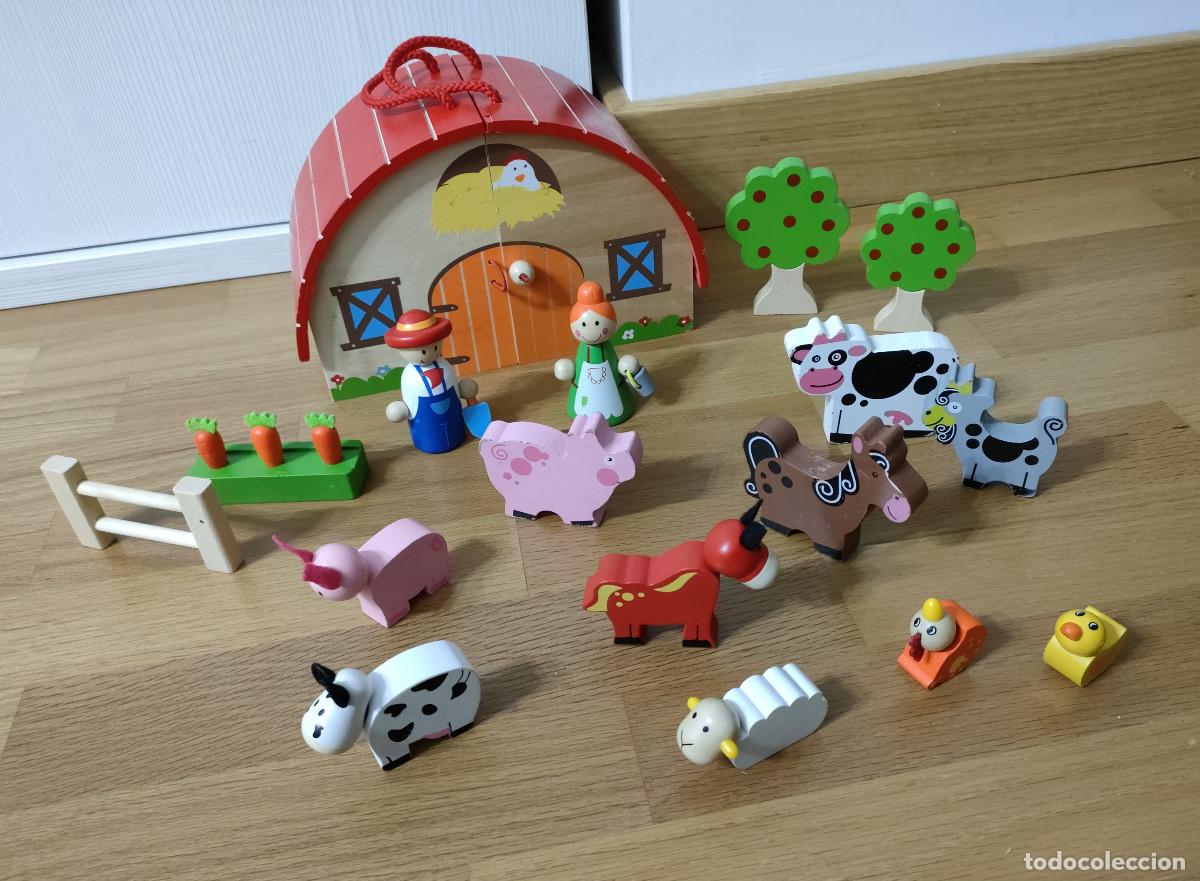 Juguetes antiguos y juegos de colecci&oacute;n: GRANJA DE MADERA - Foto 1