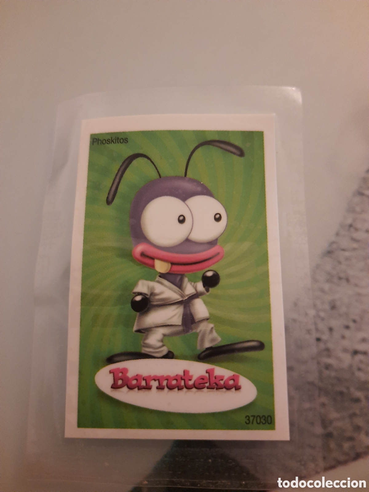 Juguetes antiguos y juegos de colecci&oacute;n: Cromo pegatina Phoskitos El Hormiguero