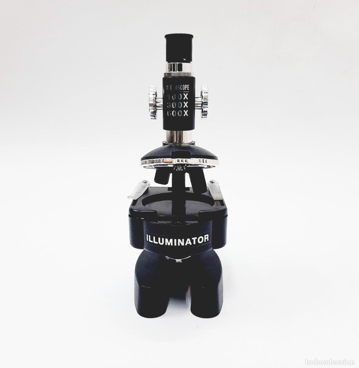 Juguetes antiguos y juegos de colecci&oacute;n: Iluminador de microscopio de juguete vintage (15.5)