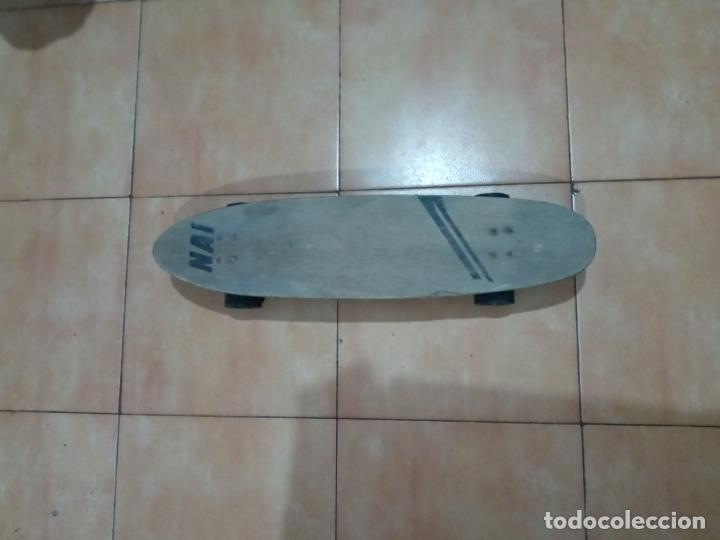 Juguetes antiguos y Juegos de colecci&oacute;n: Monopatin skate board de madera marca Nai- patineta a&ntilde;os 70