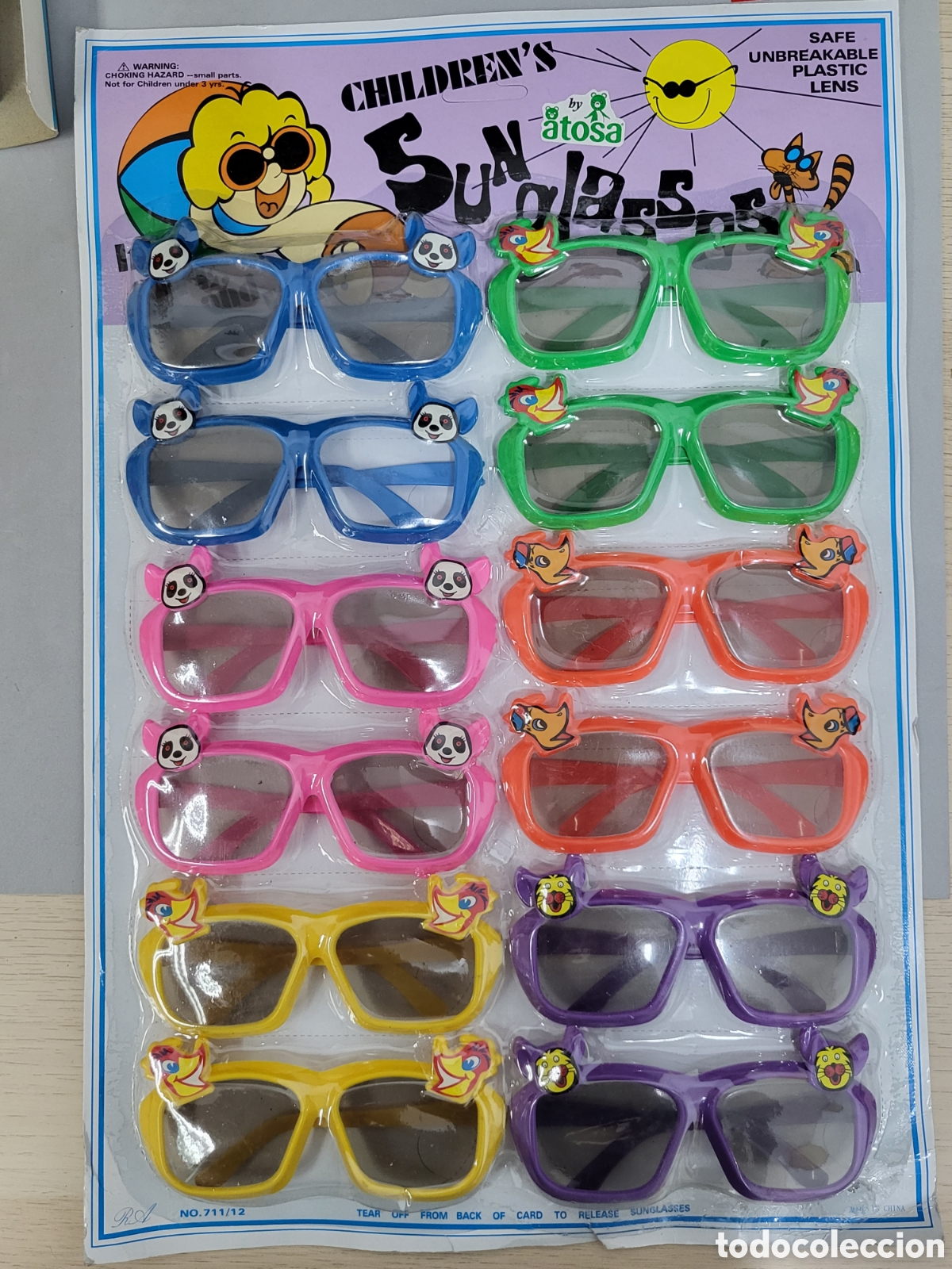 Juguetes antiguos y Juegos de colecci&oacute;n: BLISTER DE 12 GAFAS DE QUIOSCO KIOSKO A&Ntilde;OS 80