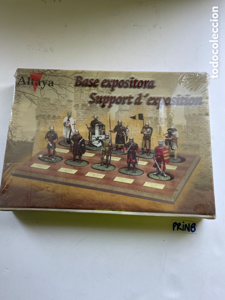 Juguetes antiguos y Juegos de colecci&oacute;n: Base expositora figuras de plomo