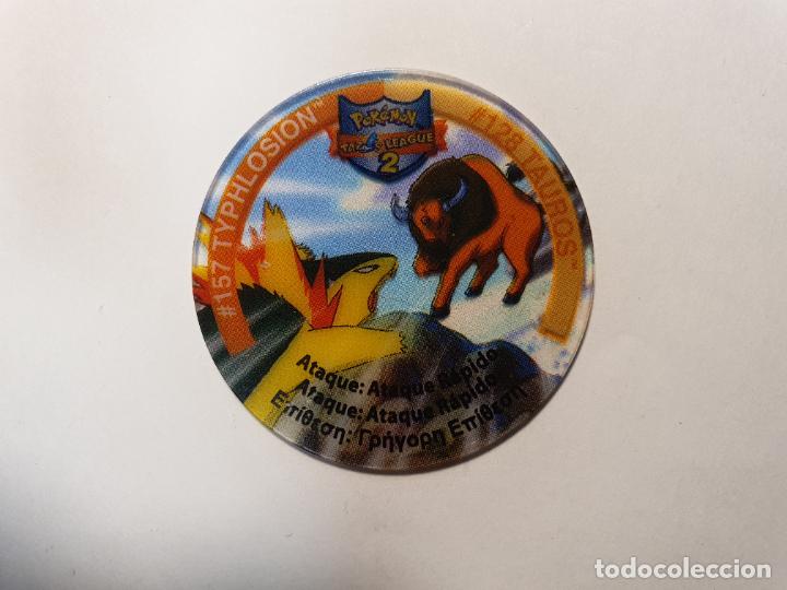 Brinquedos antigos e Jogos de cole&ccedil;&atilde;o: TAZO POKEMON -- A&Ntilde;O 2002 -- POKEMON TAZOS LEAGUE 2 -- MATUTANO - ESPA&Ntilde;A -- N&ordm; 157 VS 128