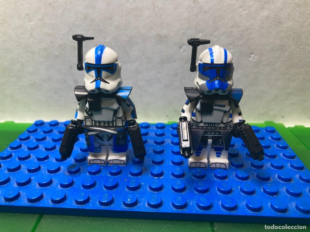 Juguetes antiguos y Juegos de colecci&oacute;n: Minifiguras Star Wars - Capit&aacute;n Alpha y clon ARC Seven