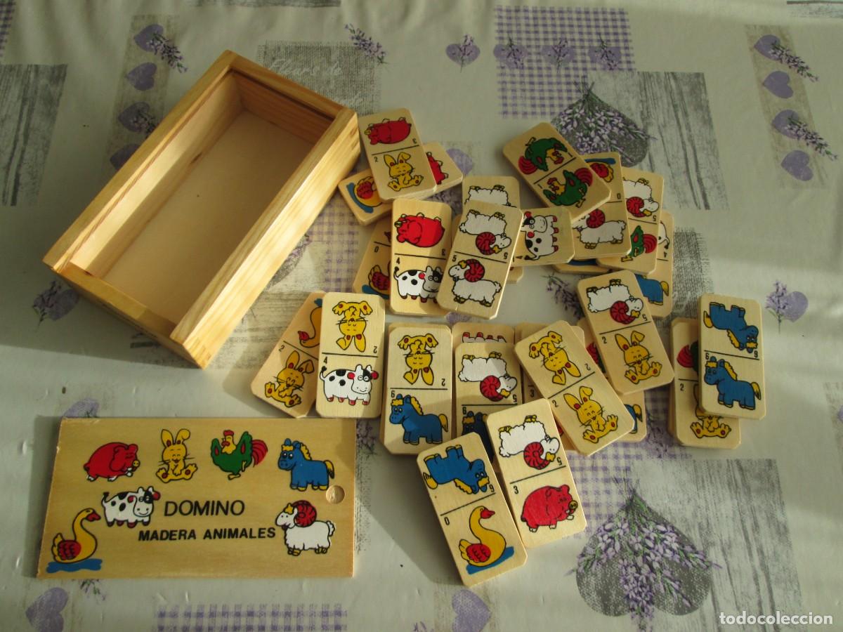 DOMINO INFANTIL MADERA VEHICUL