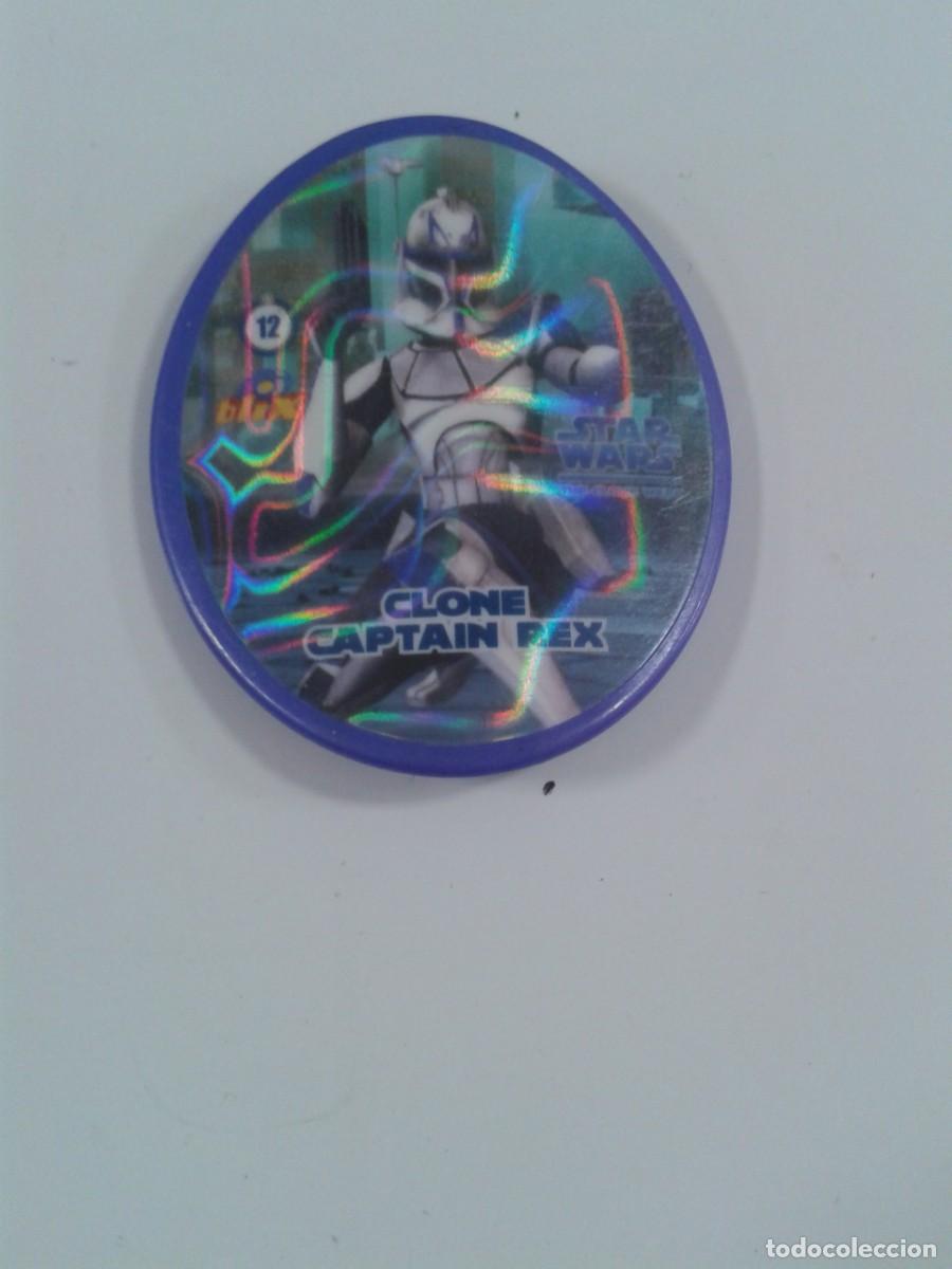 Juguetes antiguos y juegos de colecci&oacute;n: TAZOS MATUTANO STAR WARS THE CLONE WARS 12 Clone Captain Rex