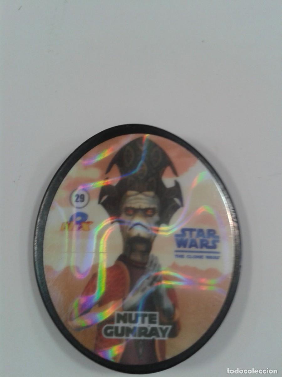 Juguetes antiguos y juegos de colecci&oacute;n: TAZOS MATUTANO STAR WARS THE CLONE WARS 29 Nute Gunray