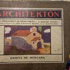 Juguetes antiguos y Juegos de colección: ARCHITEKTON ERMITA DE MONTAÑA CONSTRUCCIONES DESMONTABLES SEIX BARRAL