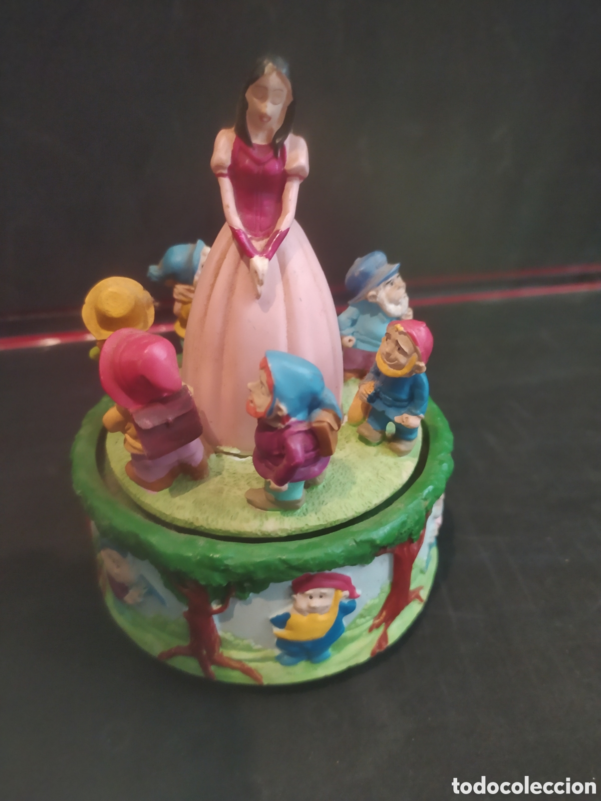 Juguetes antiguos y Juegos de colecci&oacute;n: Cajita musical Blancanieves y los siete enanitos