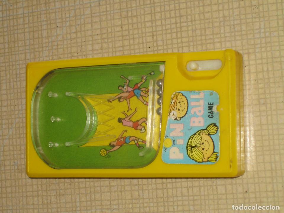 Juguetes antiguos y juegos de colecci&oacute;n: PIN BALL - BALONCESTO