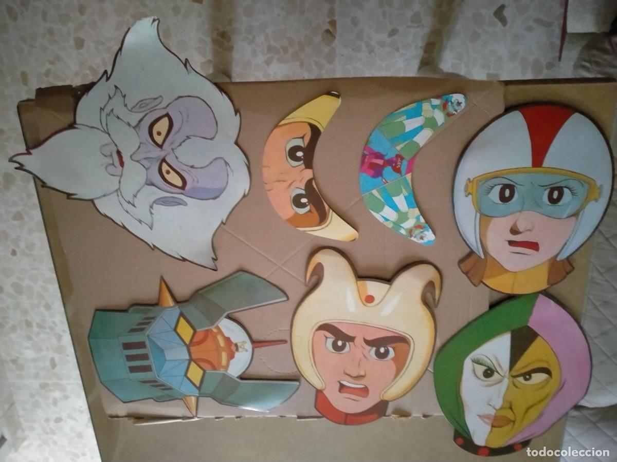 Juguetes antiguos y Juegos de colecci&oacute;n: juguetes caretas de mazinger z antiguas