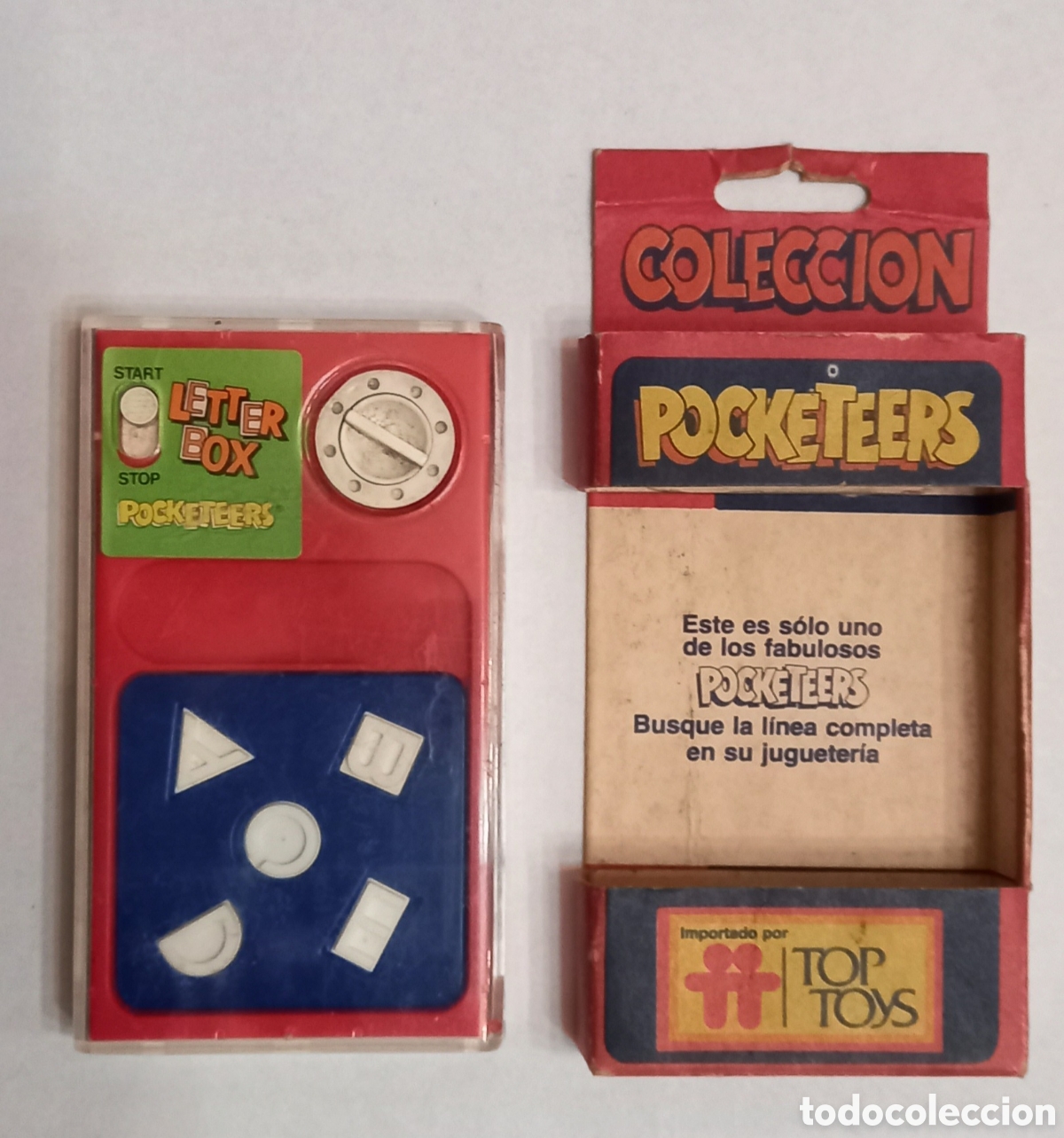 Juguetes antiguos y juegos de colecci&oacute;n: Juego de bolsillo vintage Letter Box Pocketeers Tomy Top Toys 1978 env&iacute;o de M&aacute;laga