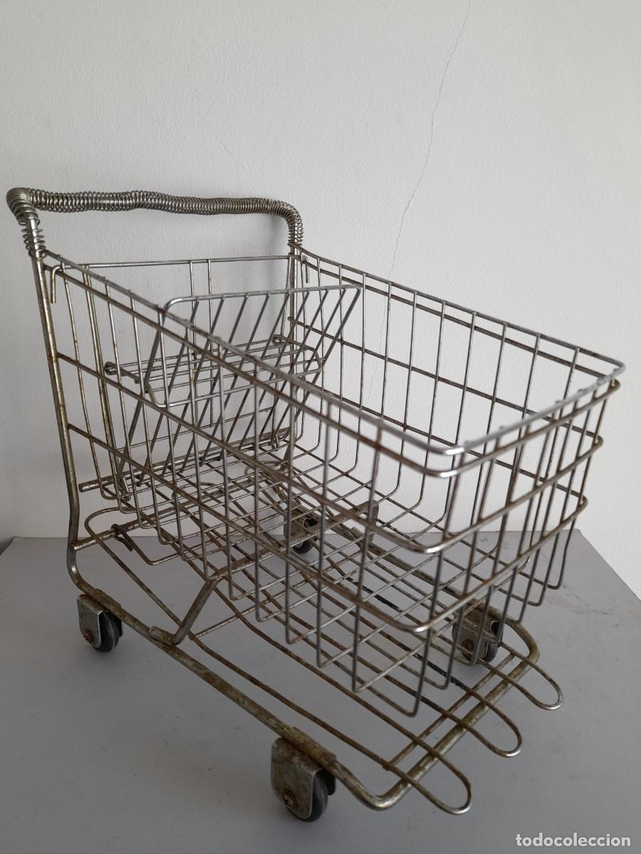 carrito compra super metalico antiguo juguete t - Buy Other antique toys  and games on todocoleccion