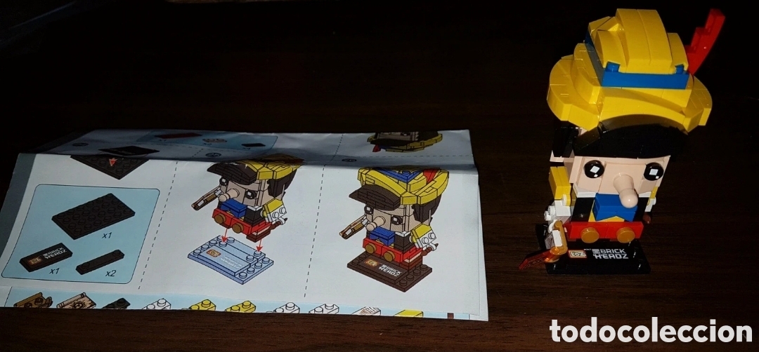 Juguetes antiguos y Juegos de colecci&oacute;n: Figura Pinocho Disney bloques montable con instrucciones