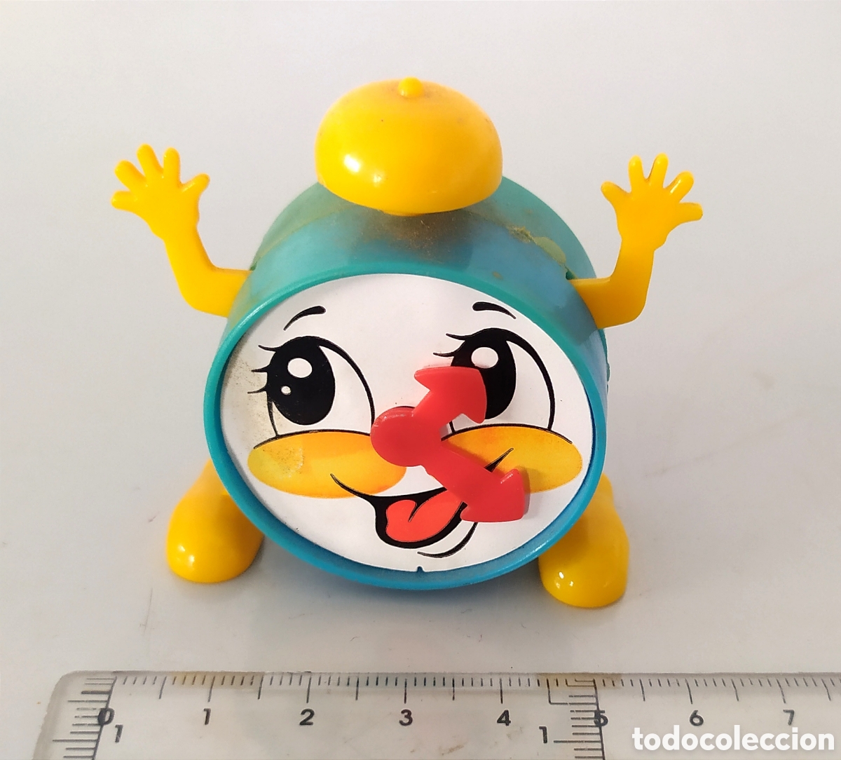 Juguetes antiguos y Juegos de colecci&oacute;n: Figura a cuerda reloj despertador figurita mu&ntilde;eco juguete