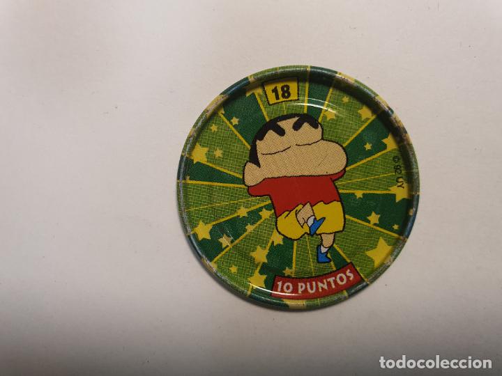 Juguetes antiguos y Juegos de colecci&oacute;n: TAZO CHAPA BOLLYCAO -- 1997 -- METAL RAPPERS SHINCHAN SHIN CHAN - ESPA&Ntilde;A -- N&ordm; 18
