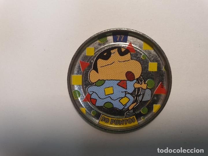 Juguetes antiguos y Juegos de colecci&oacute;n: TAZO CHAPA BOLLYCAO -- 1997 -- METAL RAPPERS SHINCHAN SHIN CHAN - ESPA&Ntilde;A -- N&ordm; 77