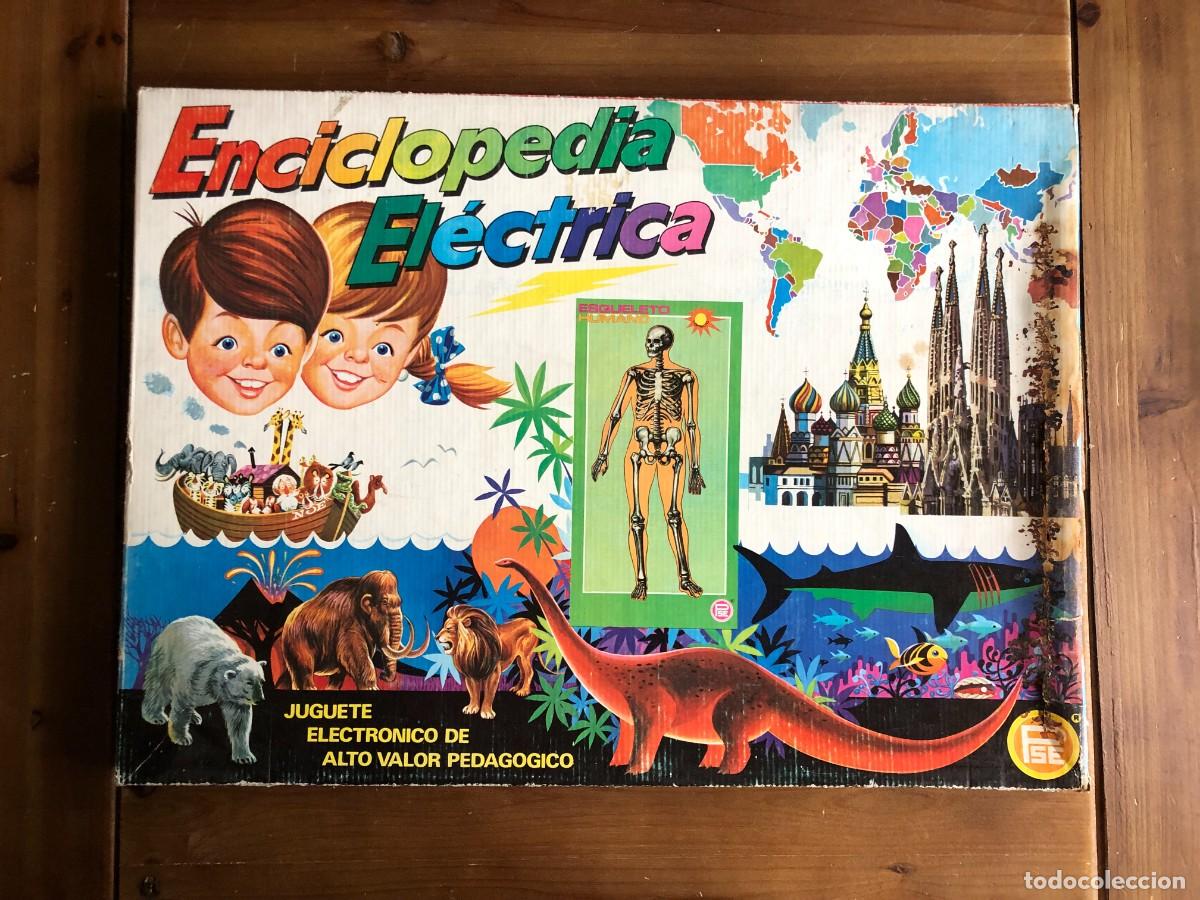 Brinquedos antigos e Jogos de cole&ccedil;&atilde;o: JUEGO O JUGUETE ENCICLOPEDIA ELECTRICA PSE ESPA&Ntilde;A JUGUETE ELECTRONICO DE ALTO VALOR PEDAGOCICO 57X41