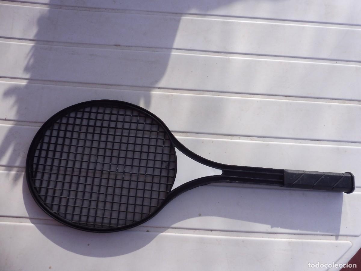 Jouets Anciens et Jeux de collection: Raqueta negra pl&aacute;stico sin marca