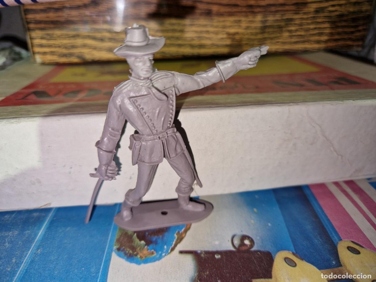 Juguetes antiguos y juegos de colecci&oacute;n: FIGURA DEL OESTE COMANSI CAPITAN SOLDADO CONFEDERADO