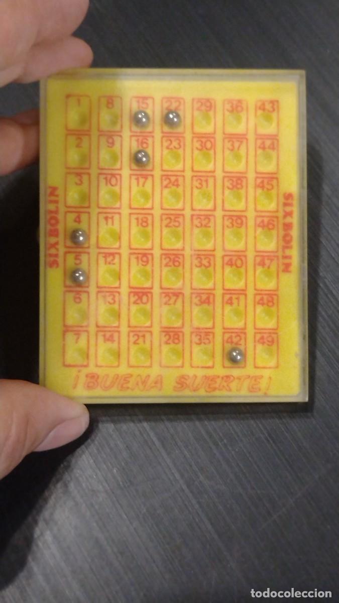 Juguetes antiguos y Juegos de colecci&oacute;n: SIXBOLIN BOLAS PARA COMBINACIONES DE PRIMITIVA