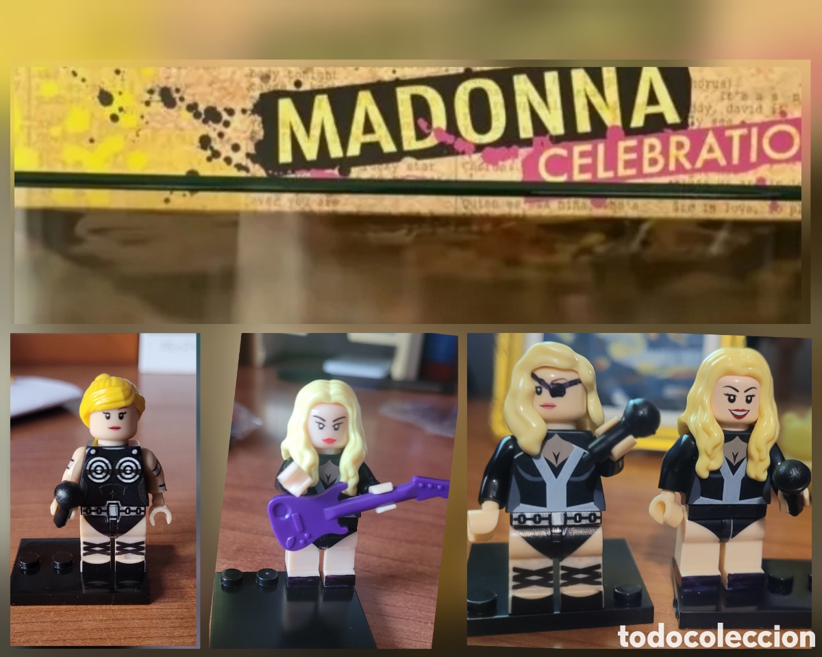 Juguetes antiguos y Juegos de colecci&oacute;n: Madonna minifiguras personalizadas lote completo