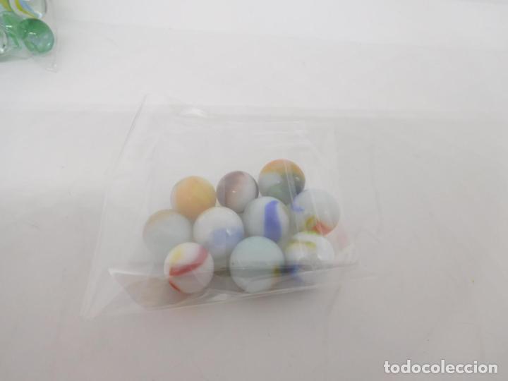 Juguetes antiguos y Juegos de colecci&oacute;n: Bolsita de canicas, bolas de los a&ntilde;os 80. Ref 11