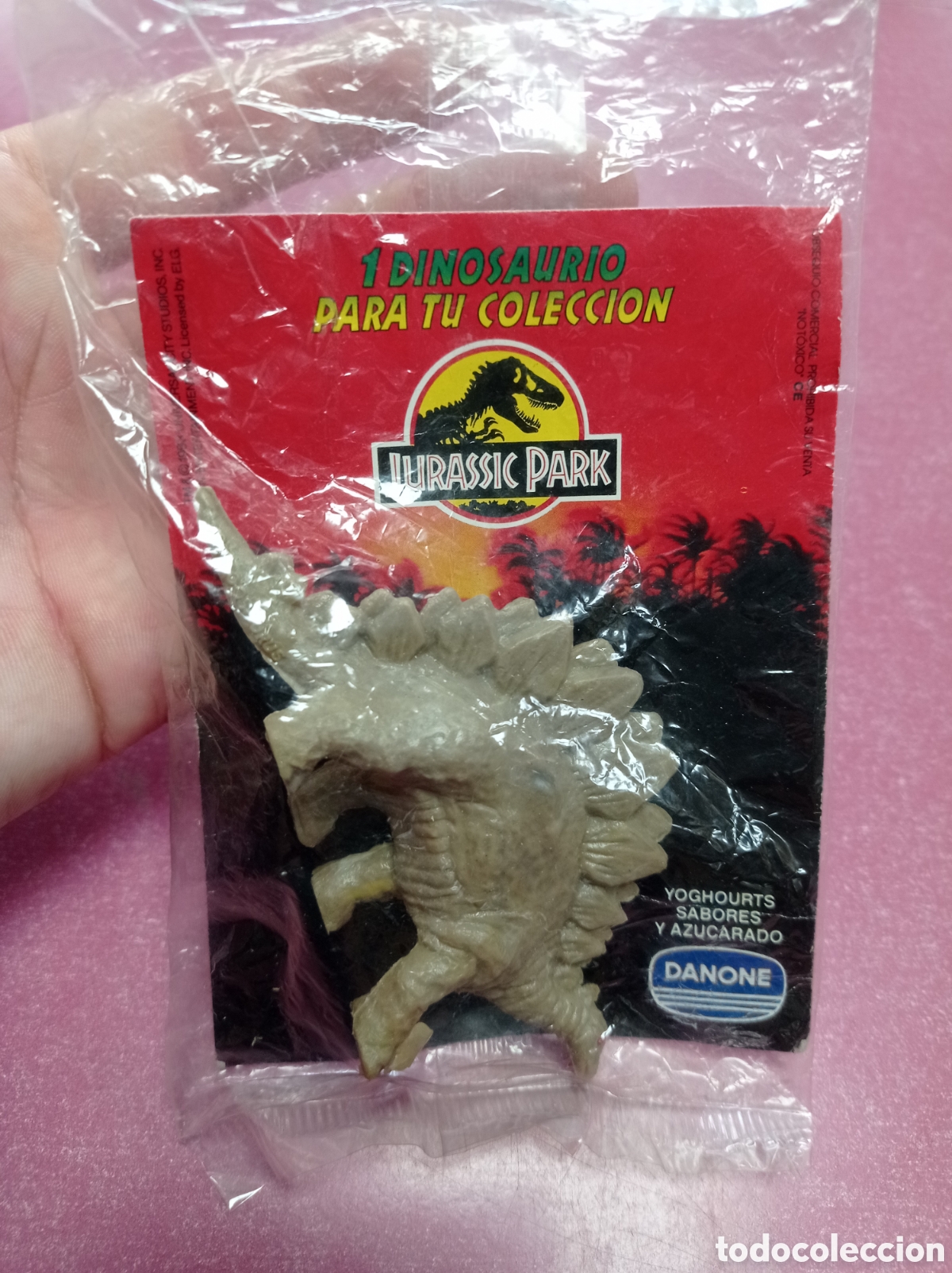 Juguetes antiguos y Juegos de colecci&oacute;n: Dinosaurios de DANONE Jurassic Park Stegosaurus 1 dinosaurio para tu colecci&oacute;n