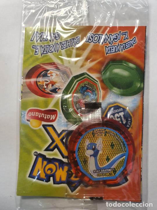 Juguetes antiguos y Juegos de colecci&oacute;n: TAZO POKEMON PRECINTADO CON CHECKLIST -- A&Ntilde;O 2005 -- POKEMON NOX -- NINTENDO -- N&ordm; 147