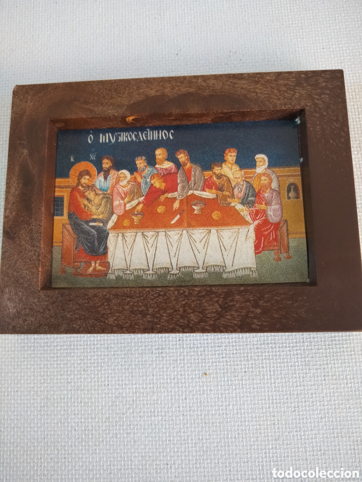 Antique Toys and Collectible Games: cuadro miniatura casa de mu&ntilde;ecas La &uacute;ltima cena miniatura
