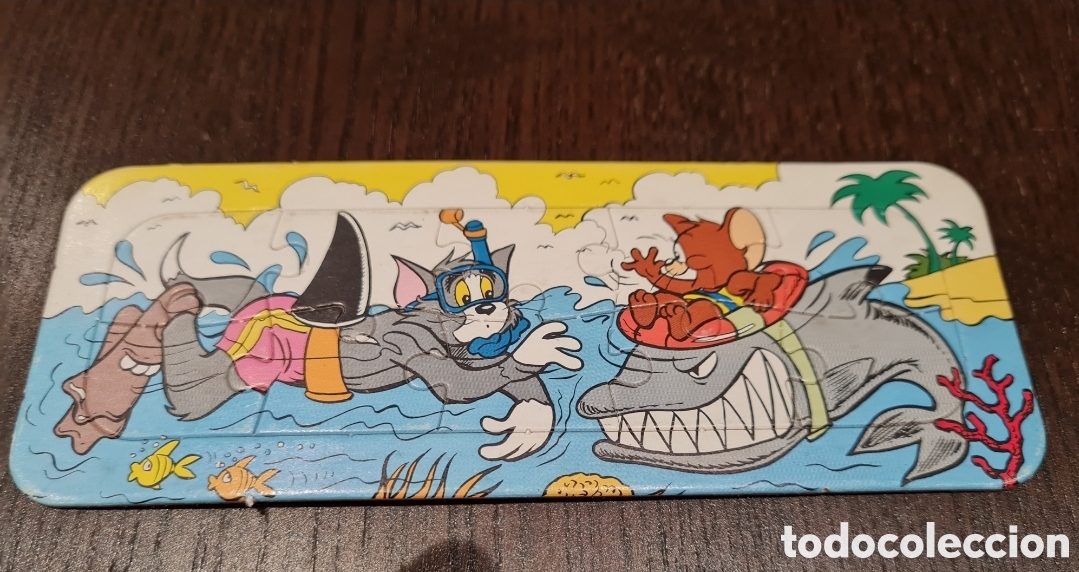 Juguetes antiguos y Juegos de colecci&oacute;n: &Uacute;nico! Rareza! Puzzle puzle Tom y Jerry Yomo 1994 premium Italia no kinder