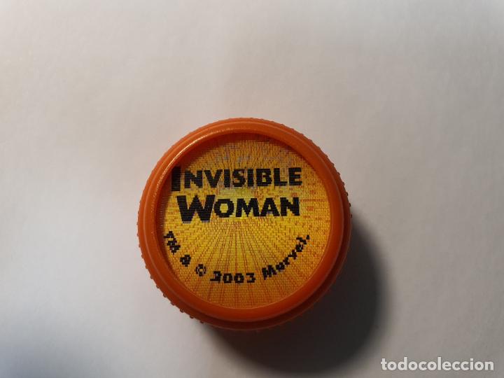 Juguetes antiguos y juegos de colecci&oacute;n: CROMO TAPON MARVEL 2003 -- PEPSI -- N&ordm; INVISIBLE WOMAN