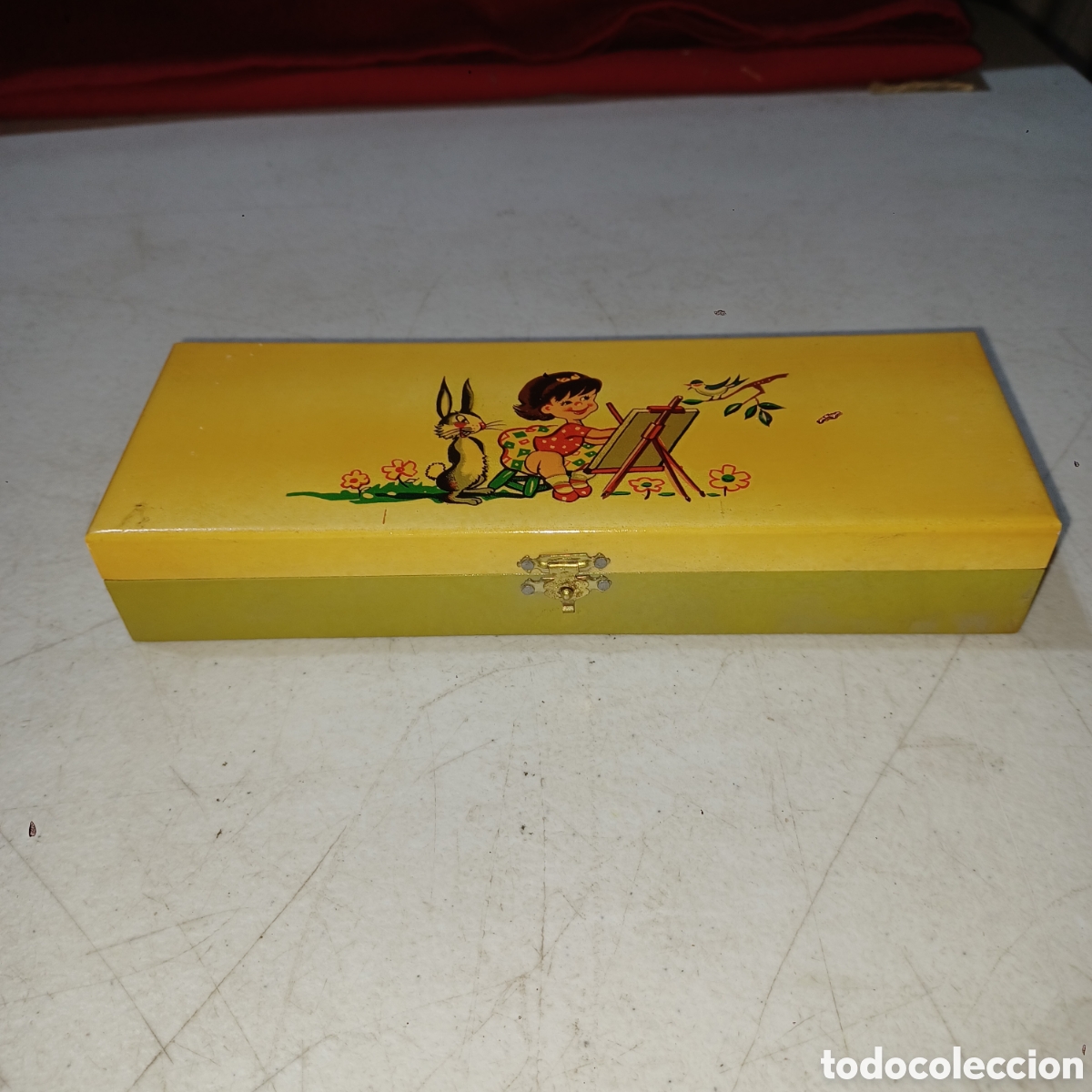 Juguetes antiguos y Juegos de colecci&oacute;n: Antiguo estuche de madera a&ntilde;os 60 NUEVO