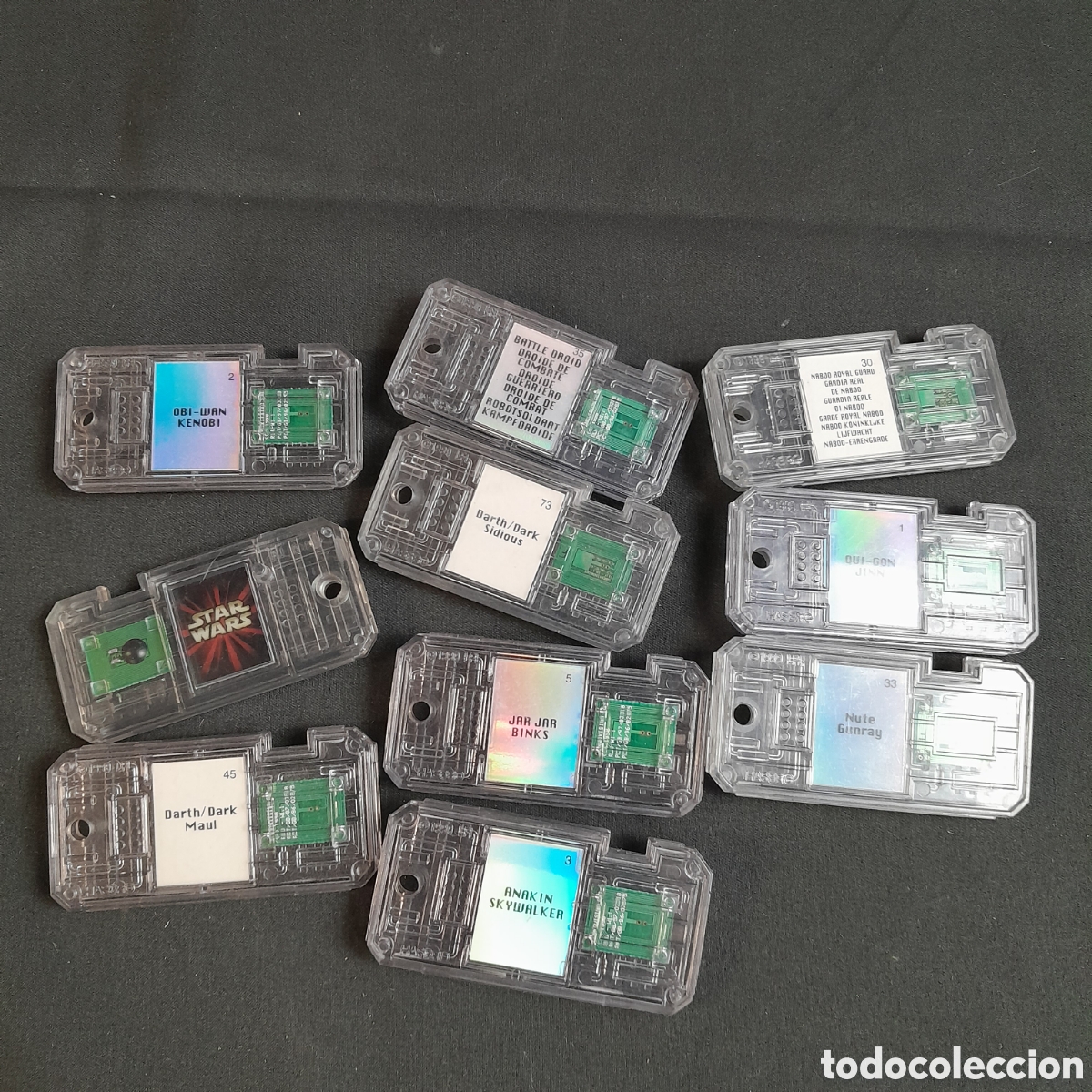 Juguetes antiguos y juegos de colecci&oacute;n: LOTE STAR WARS LECTOR COMMTECH CHIP. - Foto 3