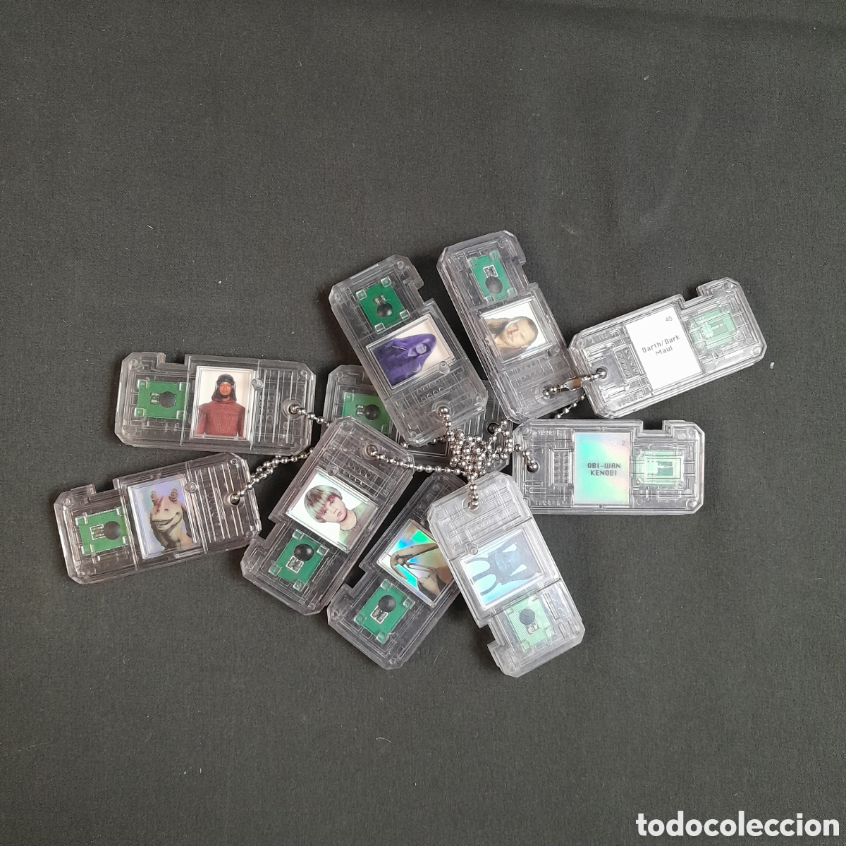 Juguetes antiguos y juegos de colecci&oacute;n: LOTE STAR WARS LECTOR COMMTECH CHIP. - Foto 1