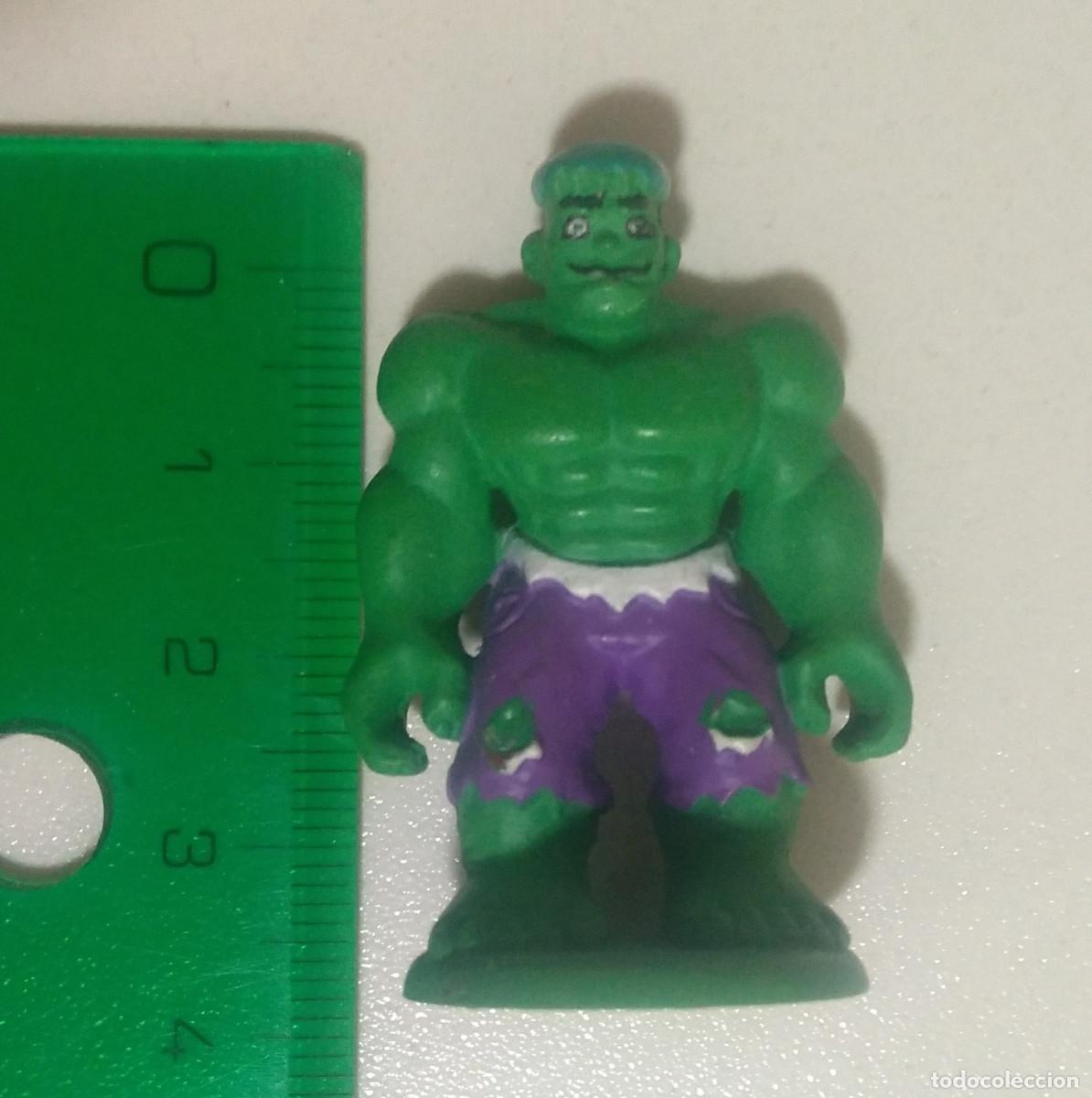 Juguetes antiguos y Juegos de colecci&oacute;n: figura de huevo sorpresa hulk marvel figurita mu&ntilde;eco miniatura mini mu&ntilde;equito super heroe verde