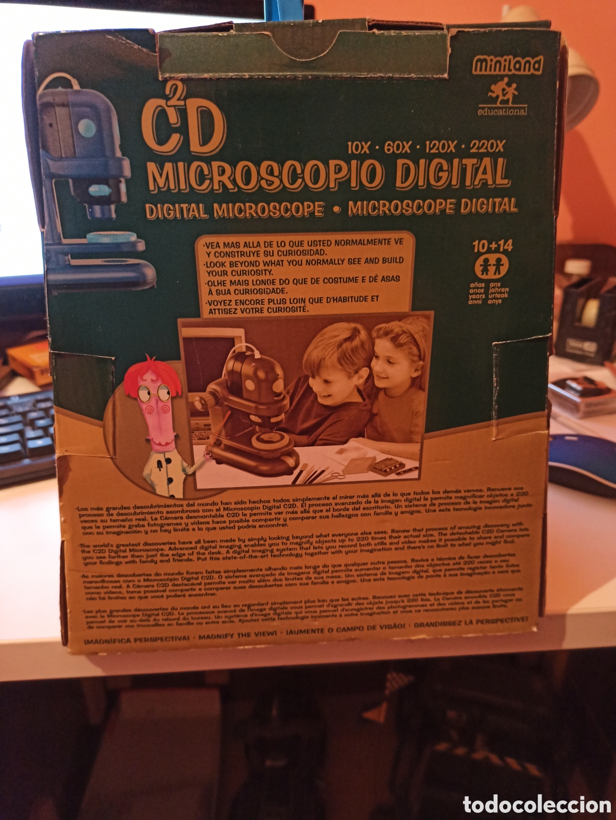 Juguetes antiguos y juegos de colecci&oacute;n: Microscopio digital nuevo - Foto 3