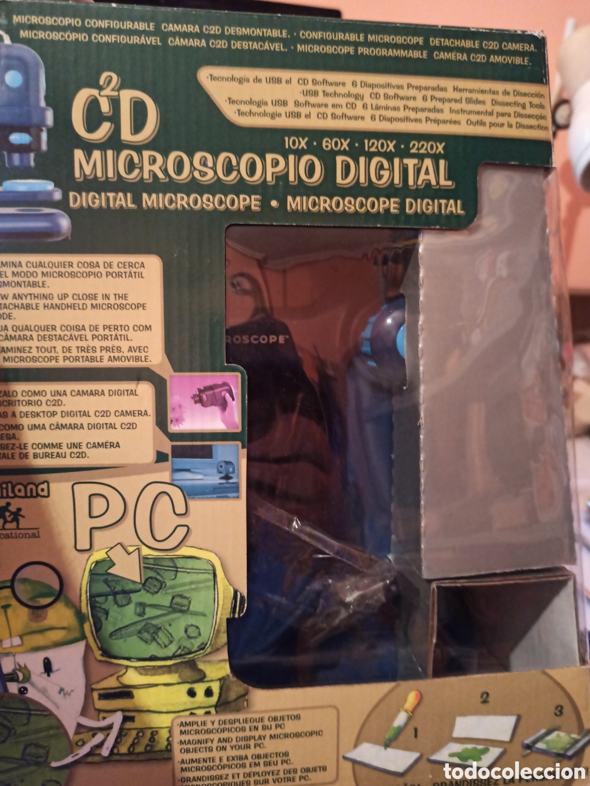 Juguetes antiguos y juegos de colecci&oacute;n: Microscopio digital nuevo - Foto 1