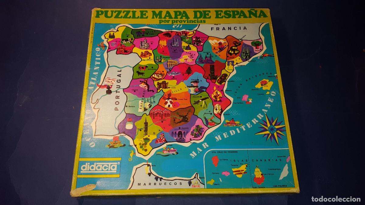 Mapa de Espana - online puzzle