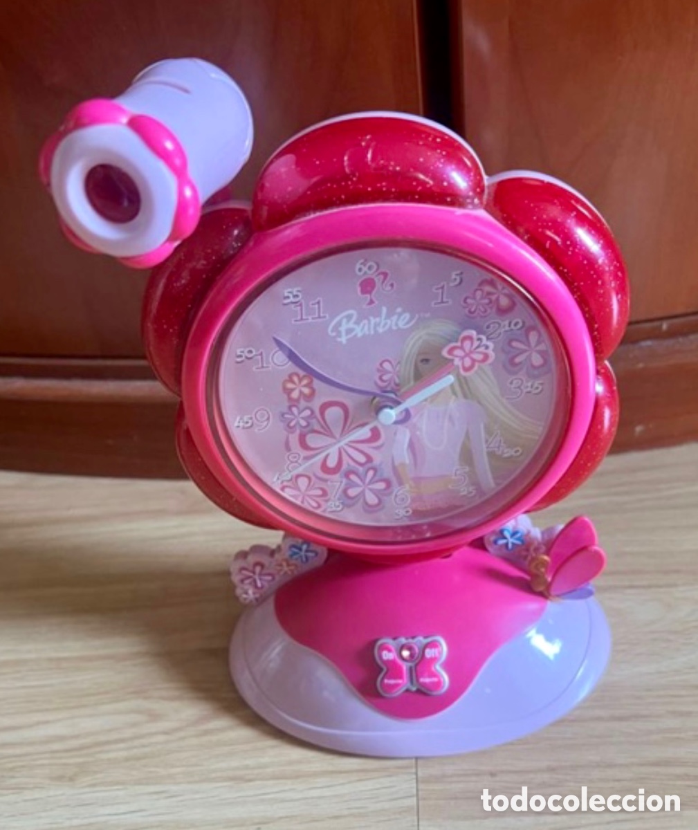 Altes Spielzeug und Spiele: Reloj despertador Barbie