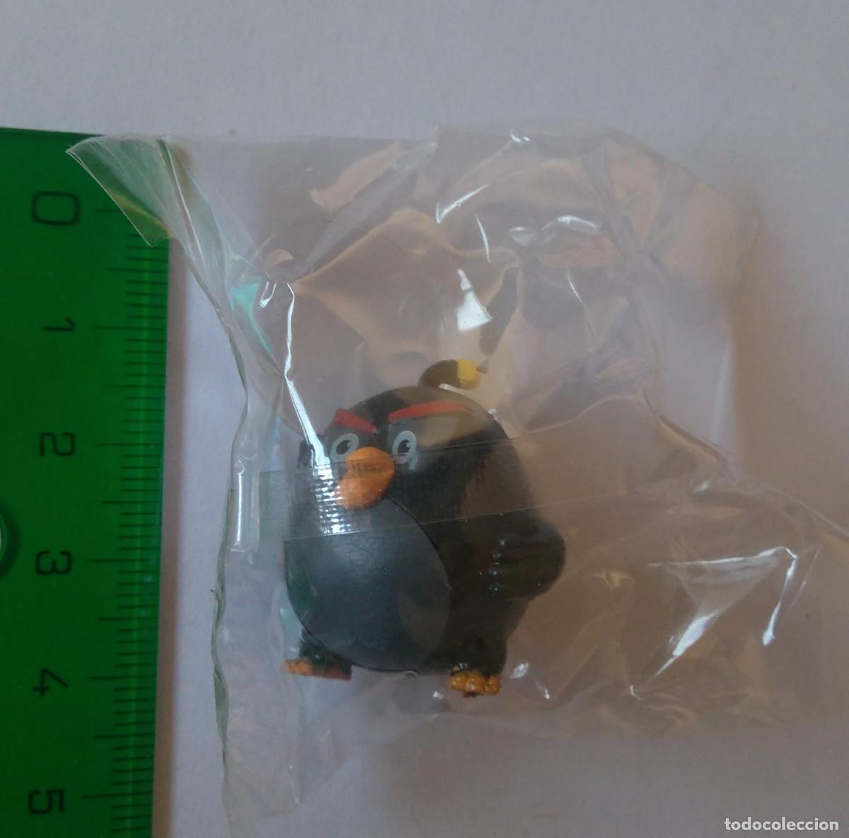 Juguetes antiguos y Juegos de colecci&oacute;n: figura mu&ntilde;eco bomb chupa chups angry birds rovio negro precintado bomb