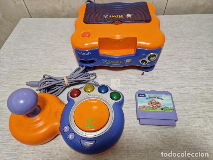 Juguetes antiguos y Juegos de colecci&oacute;n: CONSOLA VTECH V-SMILE CON MANDO Y JUEGO