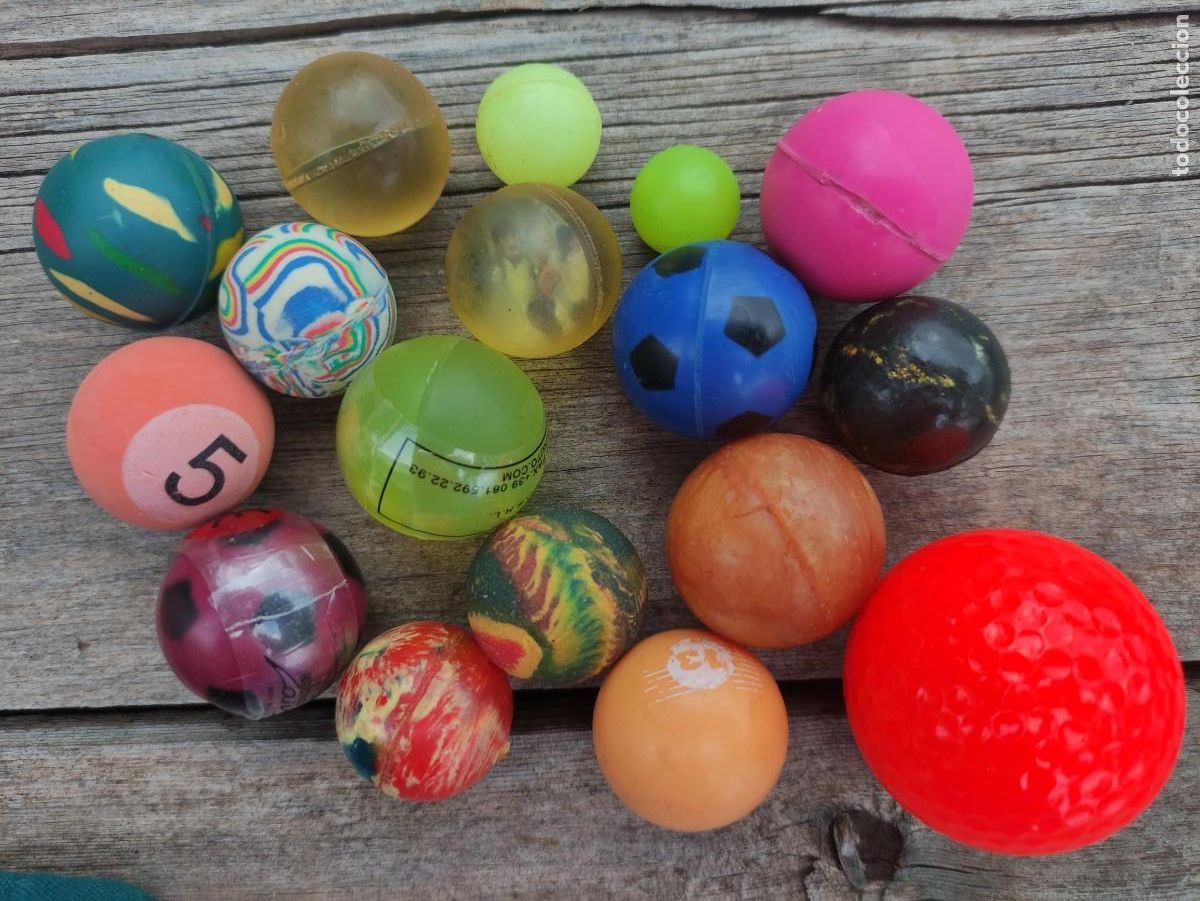 Juguetes antiguos y Juegos de colecci&oacute;n: Pelotas plastico, goma... golf