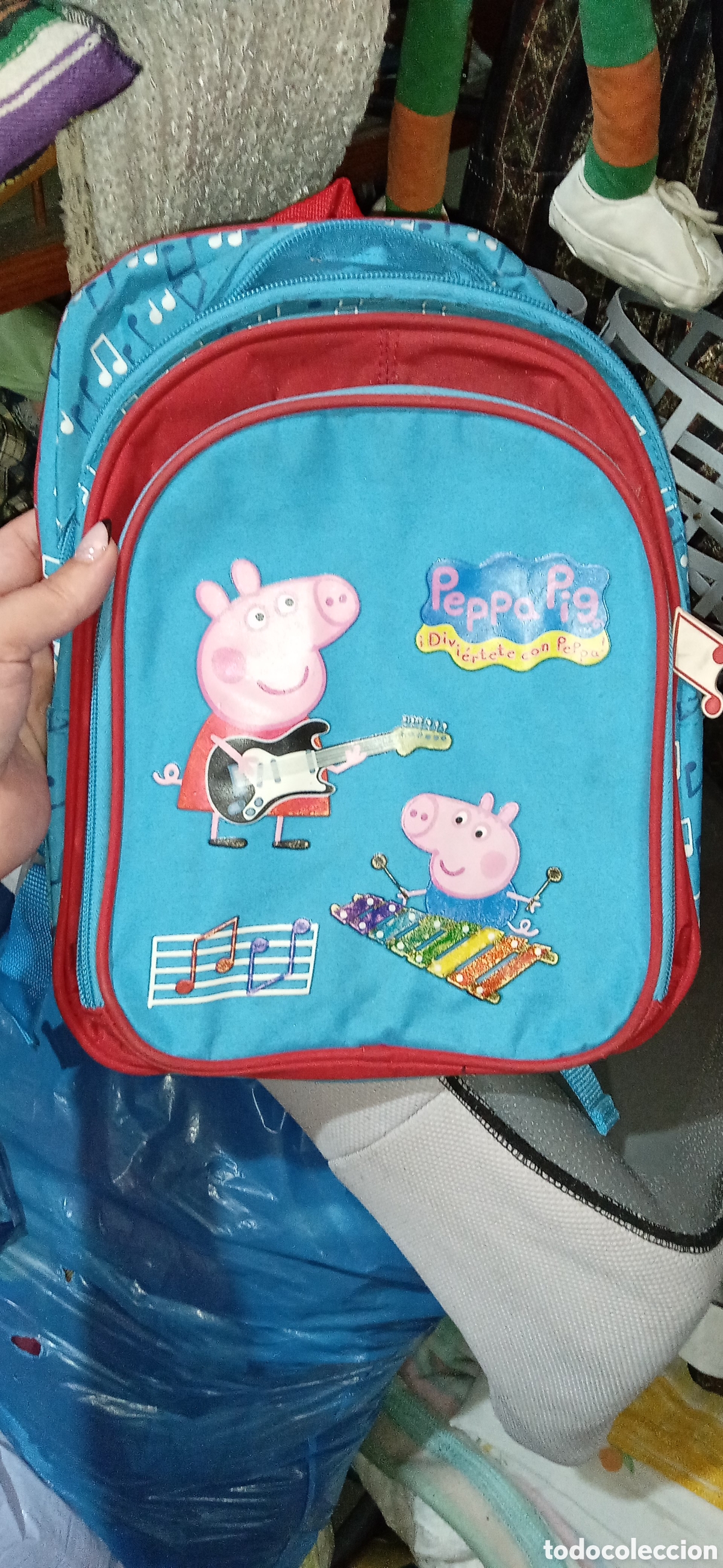Juguetes antiguos y Juegos de colecci&oacute;n: Mochila Peppa Pig para ciclo inicial