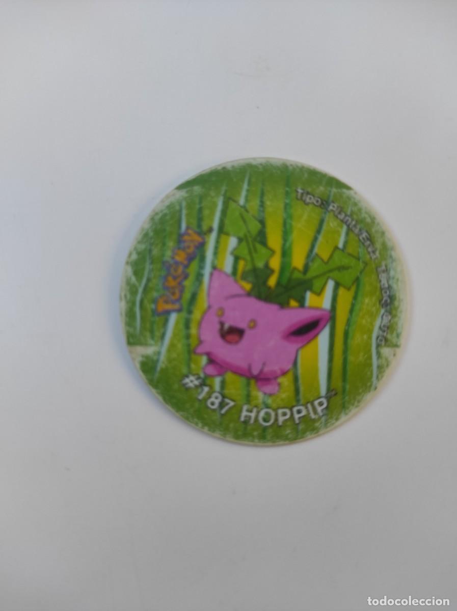 Juguetes antiguos y juegos de colecci&oacute;n: ~ TAZO POKEMON TAZOS 3 HOPPIP 187 MATUTANO NINTENDO 2001 ~