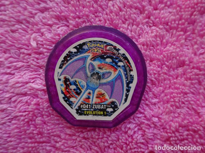 Brinquedos antigos e Jogos de cole&ccedil;&atilde;o: tazo pokemon nox 41 zubat evolution 1 nintendo 2005