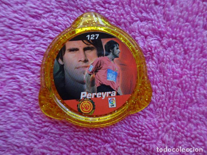 Brinquedos antigos e Jogos de cole&ccedil;&atilde;o: tazo kraks 127 pereyra mallorca liga 2006-07 panini lfp